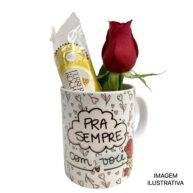 Caneca N10 Com Rosa e Ferrero