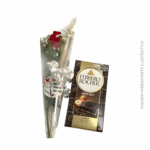 Rosa Vermelha com Ferrero Rocher Dark 55%