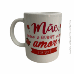 Caneca nº 01 - Mãe, como é grande o meu amor por você